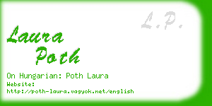 laura poth business card